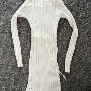 Emory Park Ivory Ribbed Knit Top